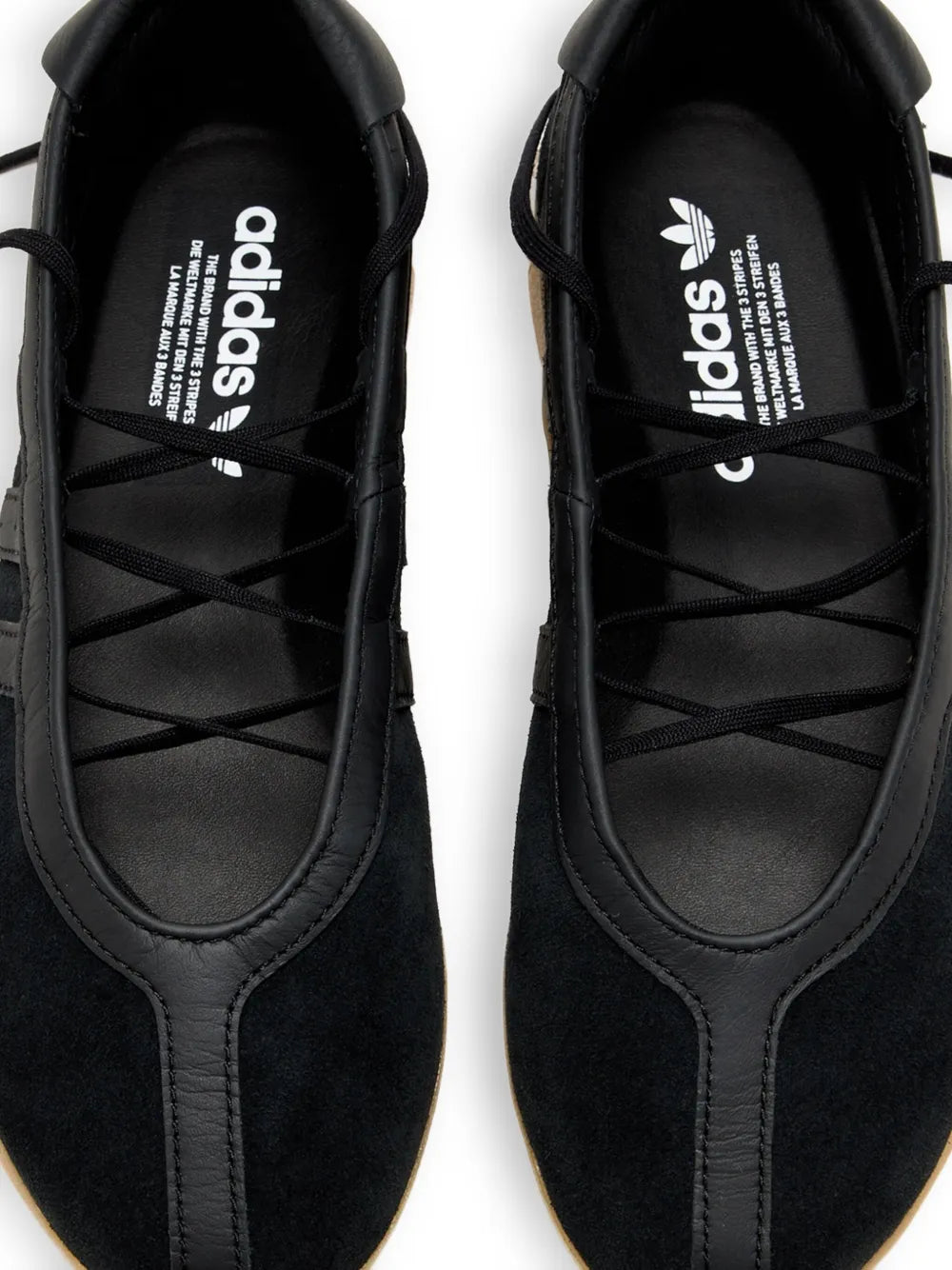 adidas laced ballet flats