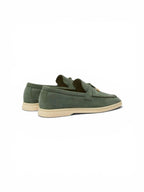 Loro Piana Summer Charms Walk Loafer - Green Lagoon