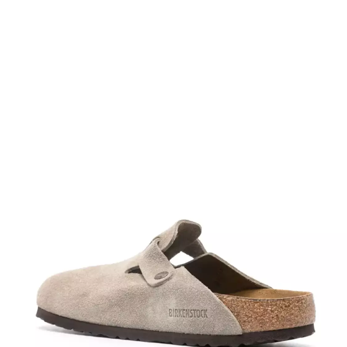 Birkenstock Boston Soft Footbed Suede Taupe (Narrow Fit)