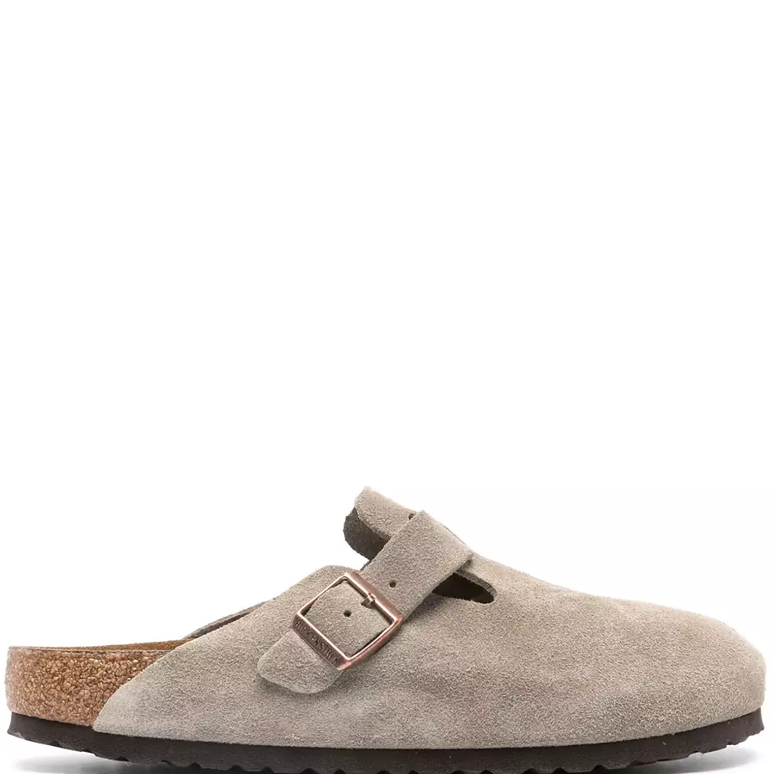 Birkenstock Boston Soft Footbed Suede Taupe (Narrow Fit)