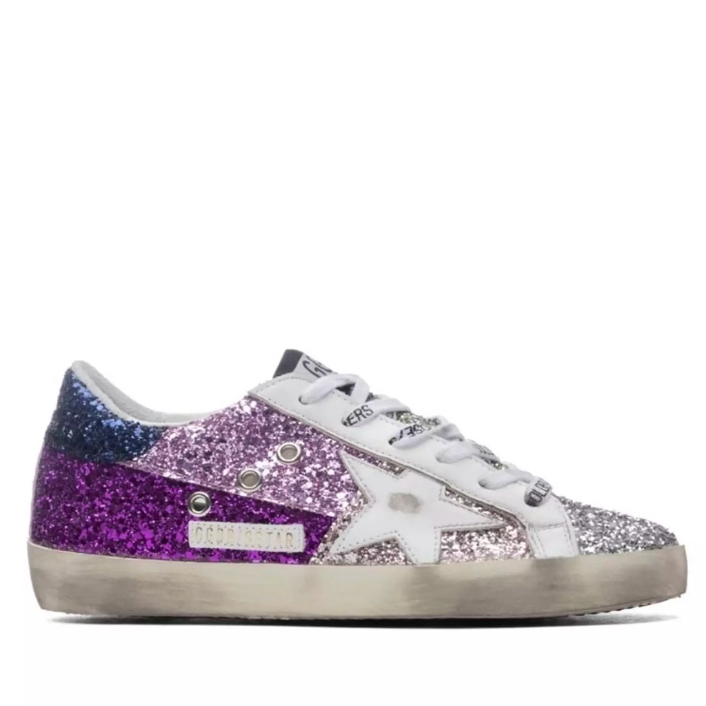 Golden Goose Super Star Violet Dirty Pink Lavender / White