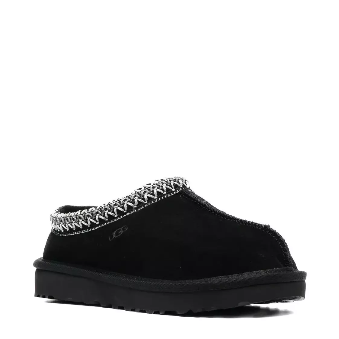 UGG Tasman II braided-trim suede slippers