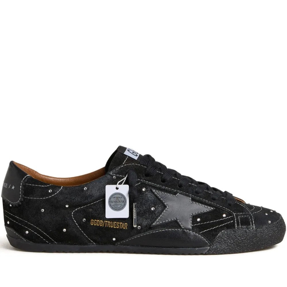 Super-Star in nappa with glitter star